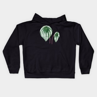 Peperomia Argyreia Watermelon Kids Hoodie